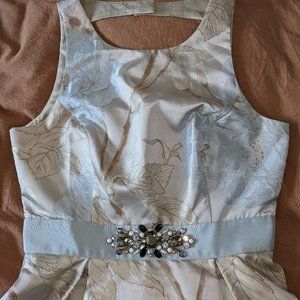 Eliza J pastel dress with pockets, size 10.